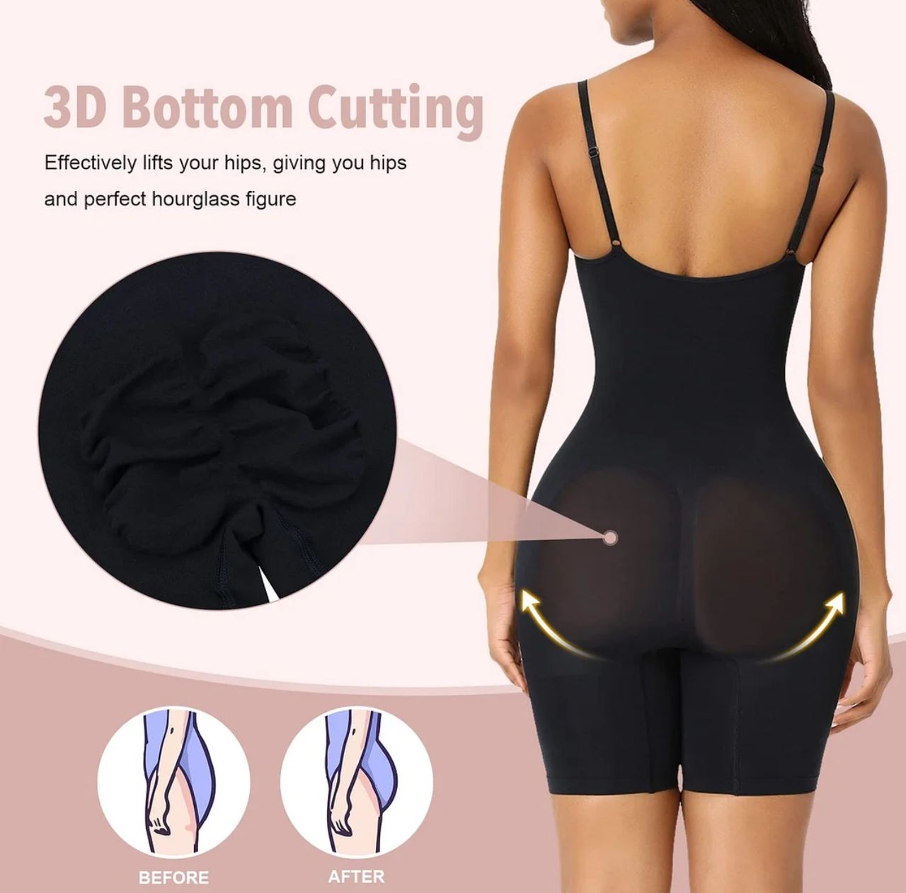 COMPRESSION SHAPEWEAR (CAMISOLE BACK DESIGN)