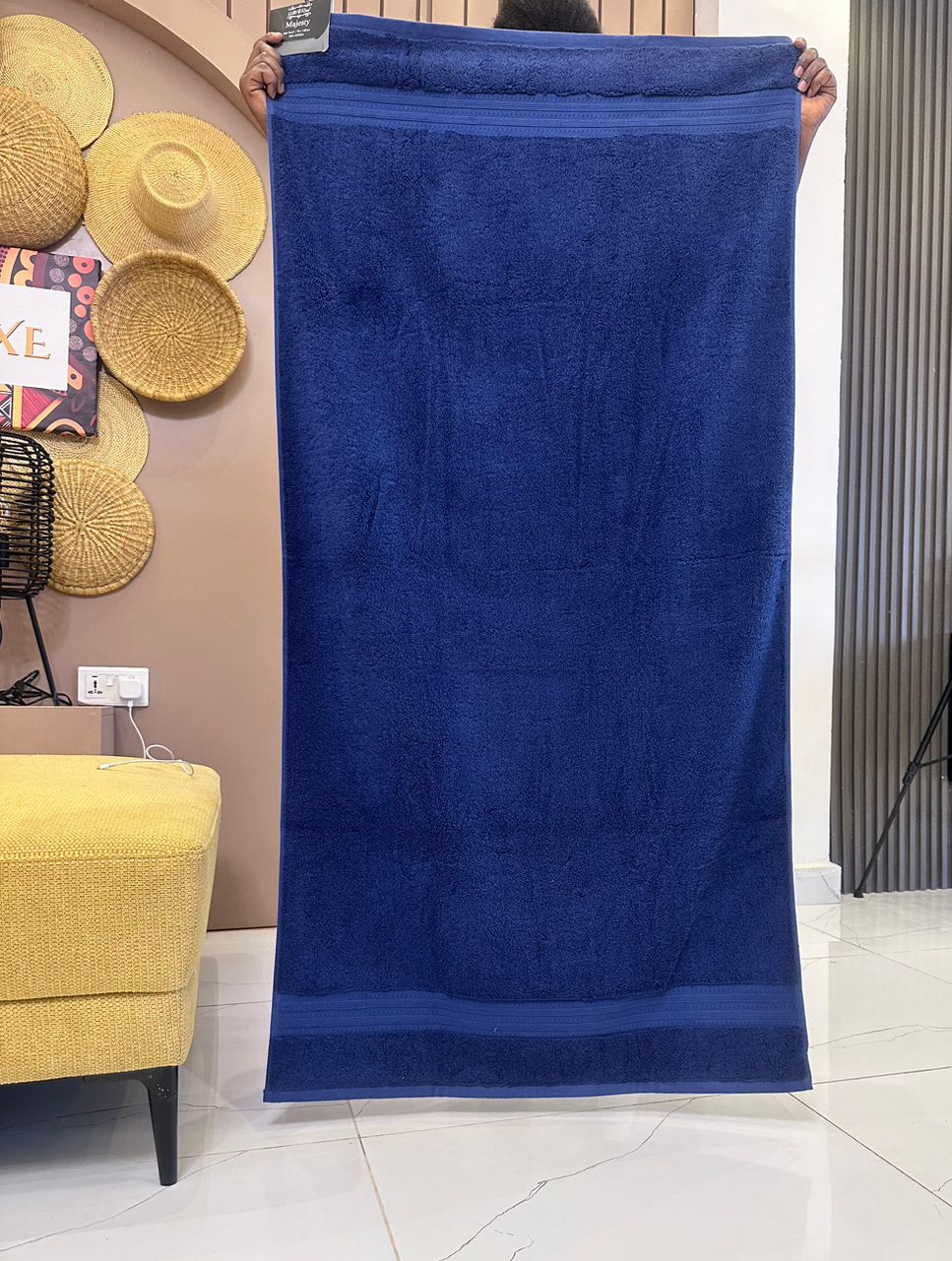 COTTON PLAIN COLORED TOWELS 70CM BY 140 CM