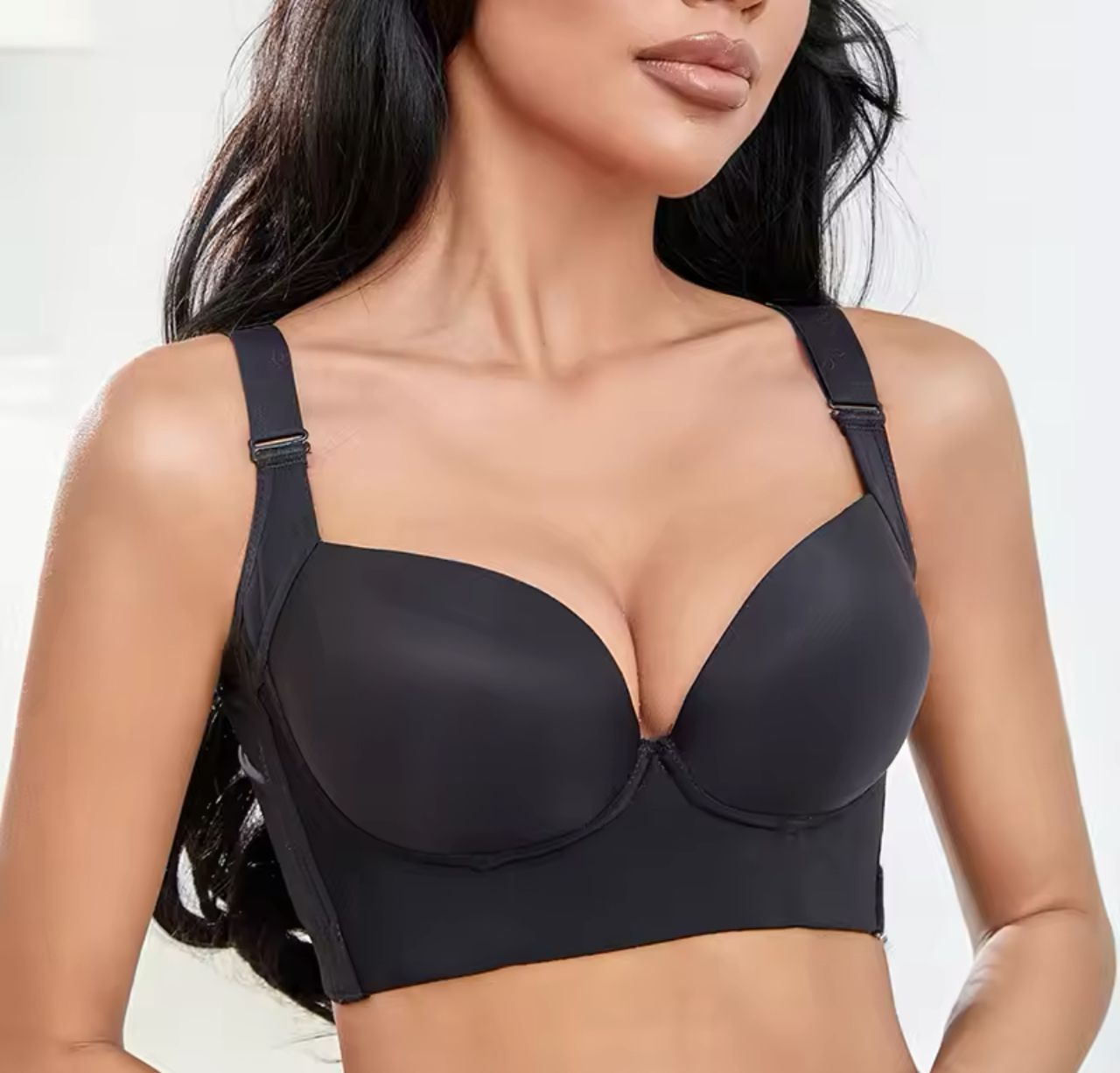 BLACK COMFORTABLE BRA