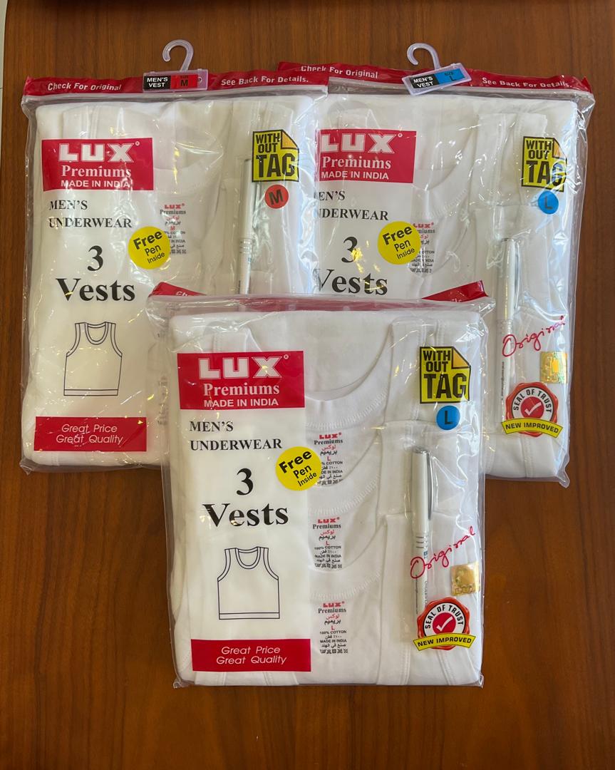3IN1 LUX MEN SINGLET 