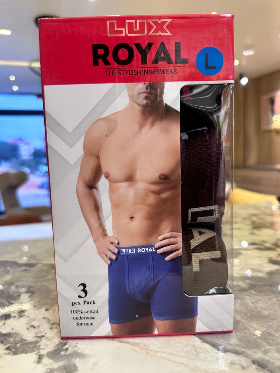 3IN1 LUX ROYAL COTTON BOXERS