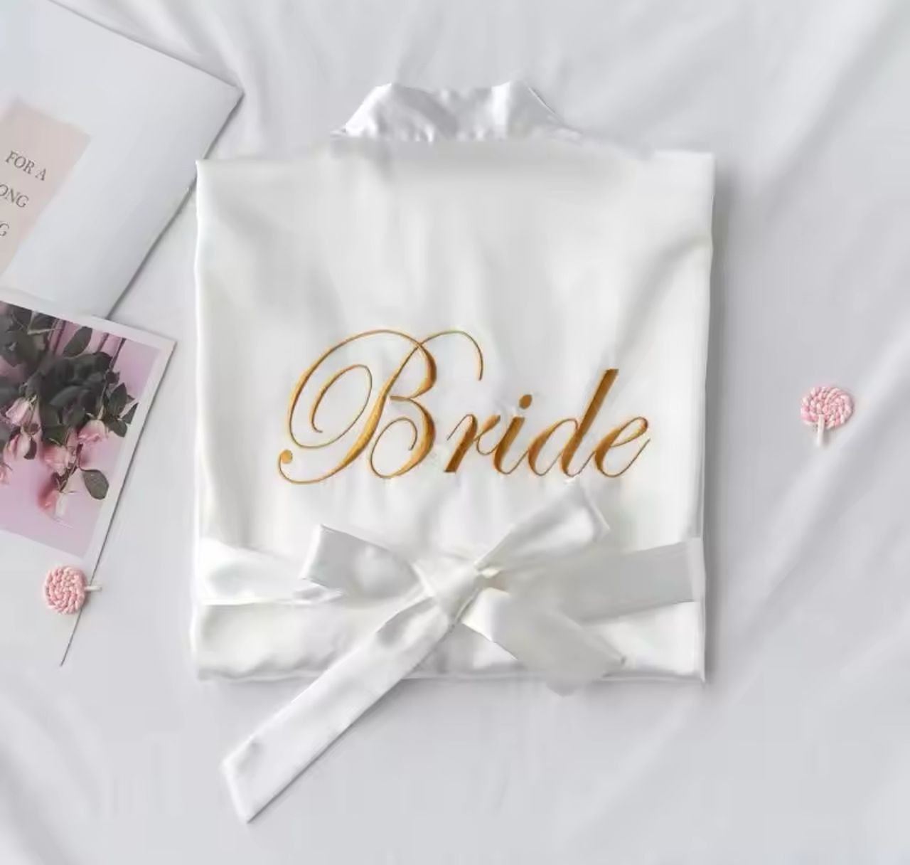 CUSTOMIZED BRIDAL ROBES WITH INNER