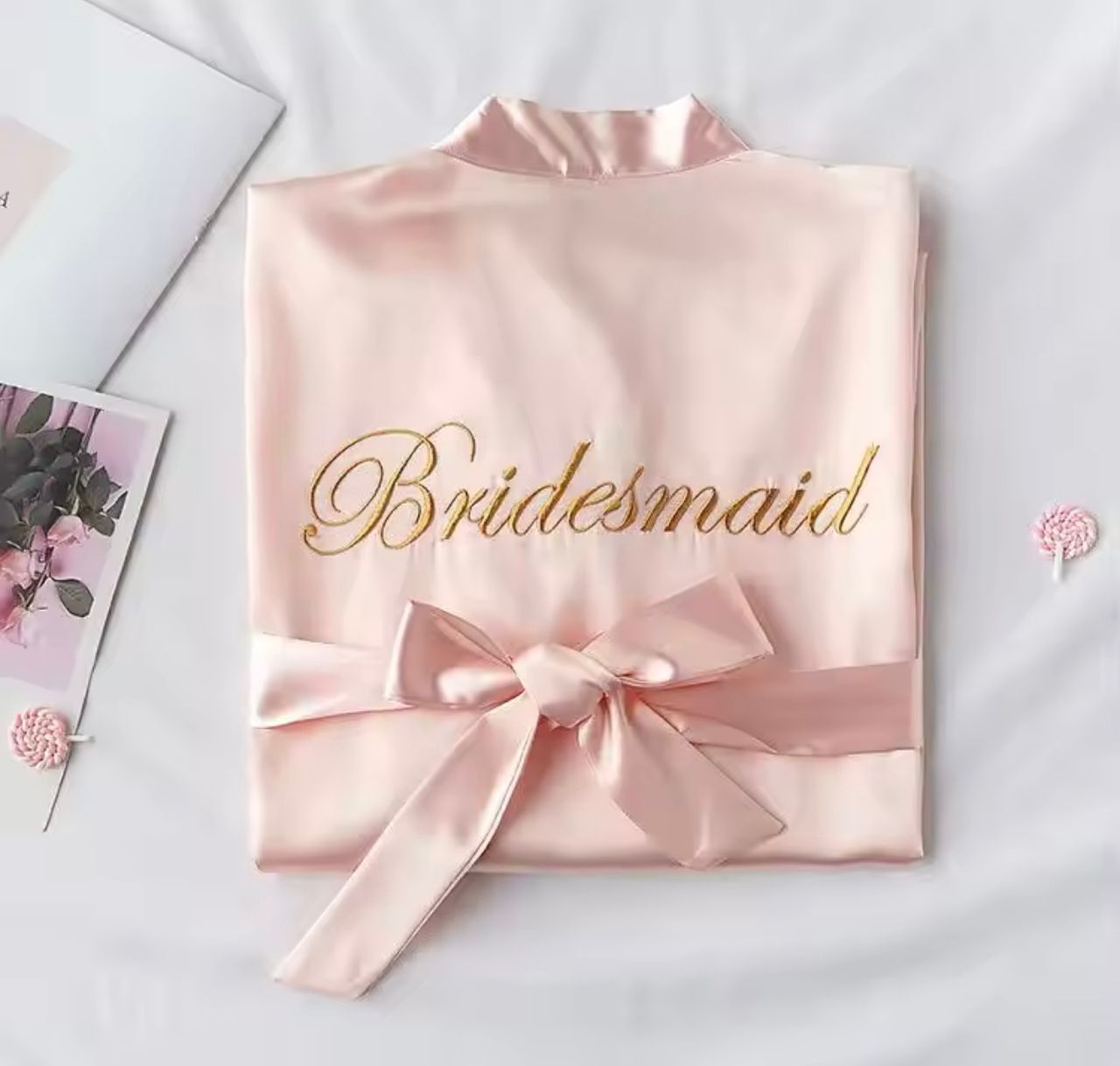CUSTOMIZED BRIDAL ROBES WITH INNER