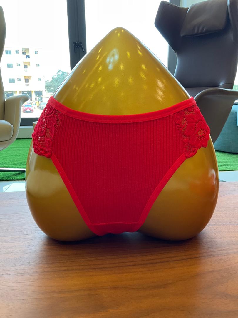 COTTON RIBBED THONG PANTS