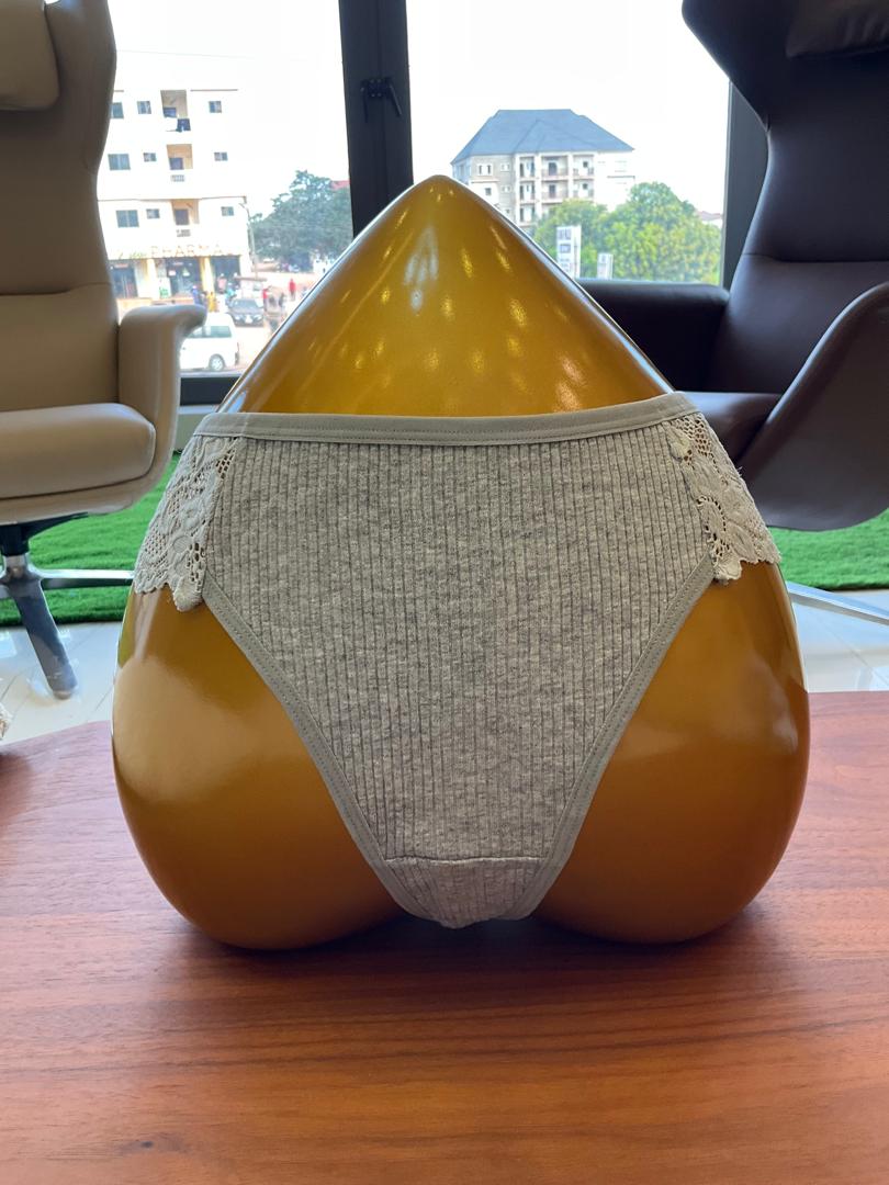 COTTON RIBBED THONG PANTS