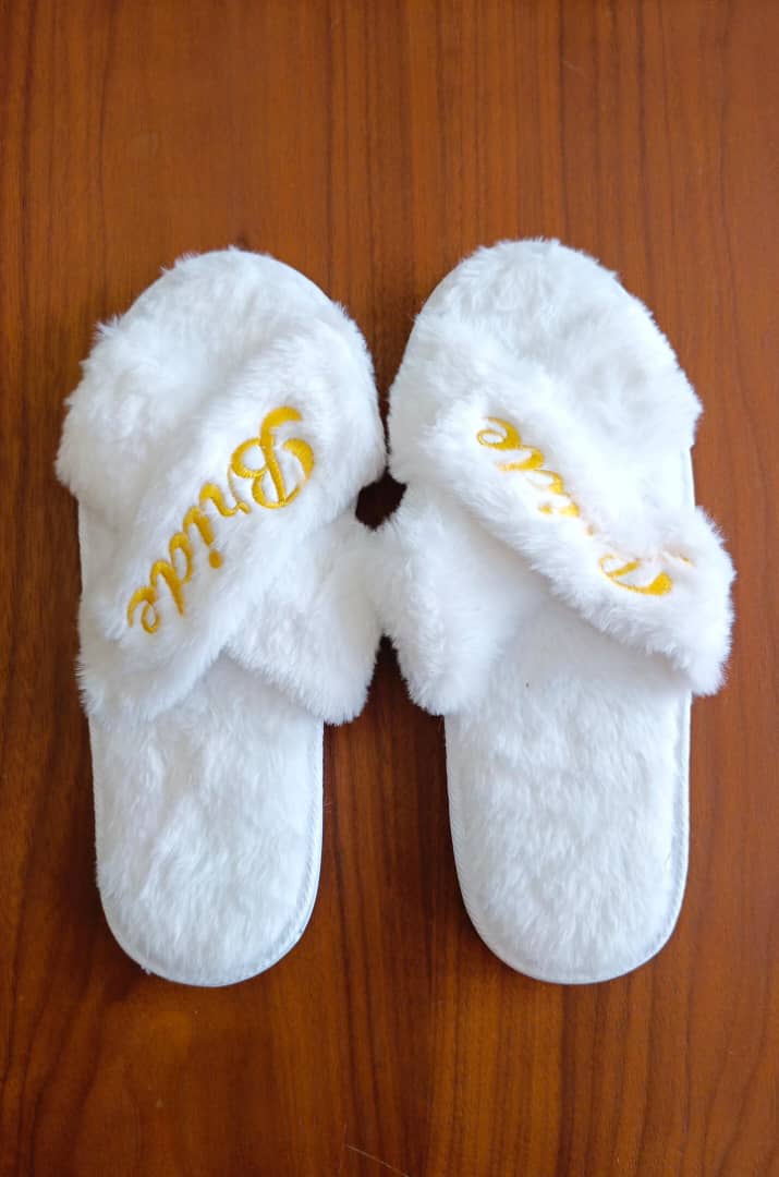 BRIDAL SLIPPER CUSTOMIZED CROSS-HEAVY