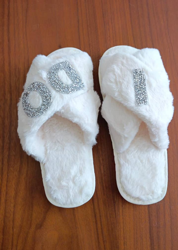 I DO BRIDAL SLIPPERS