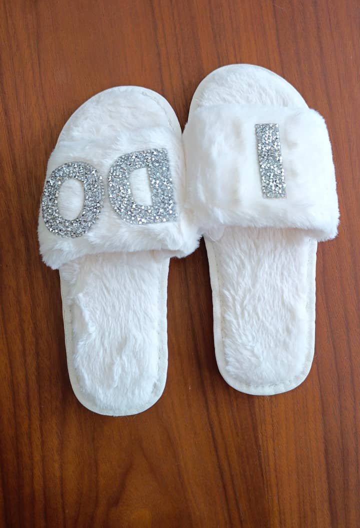 I DO BRIDAL SLIPPERS