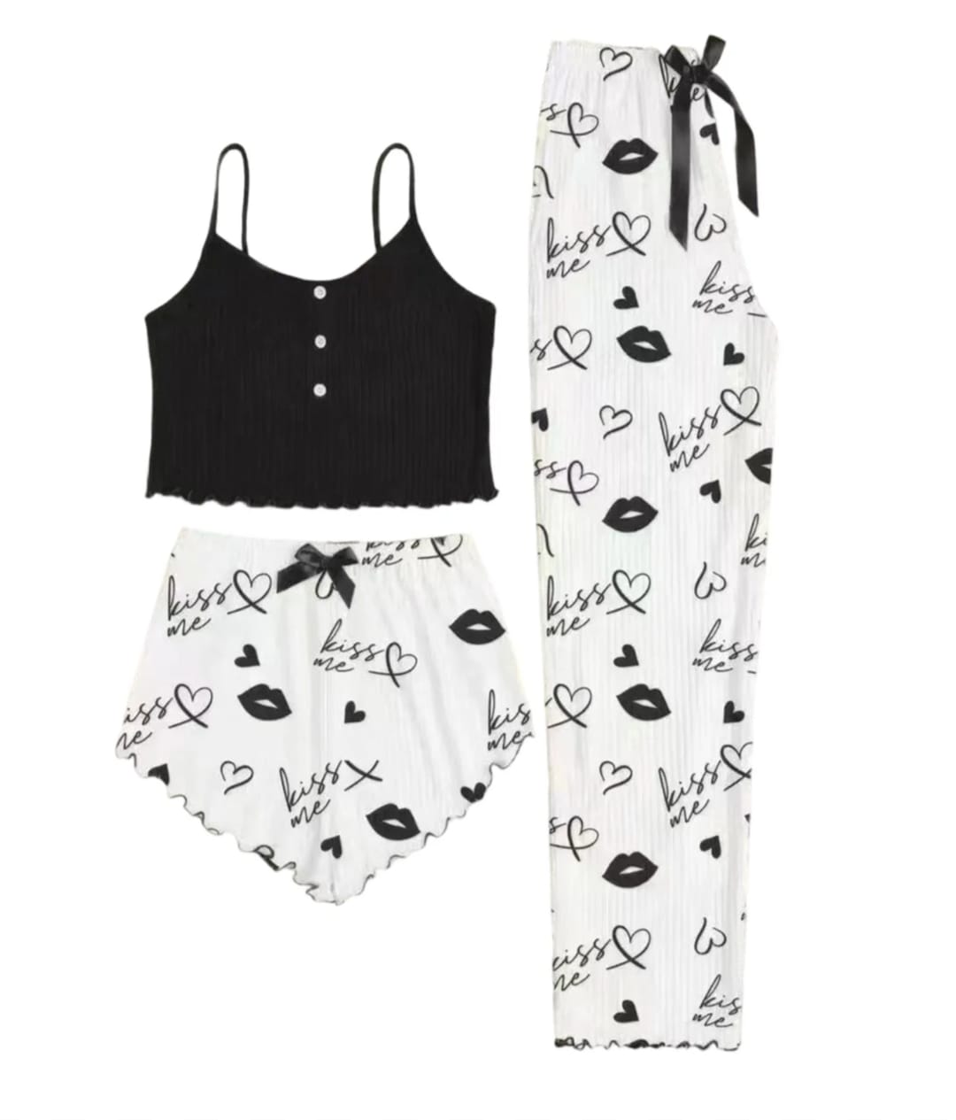 3pieces of heart loungewear