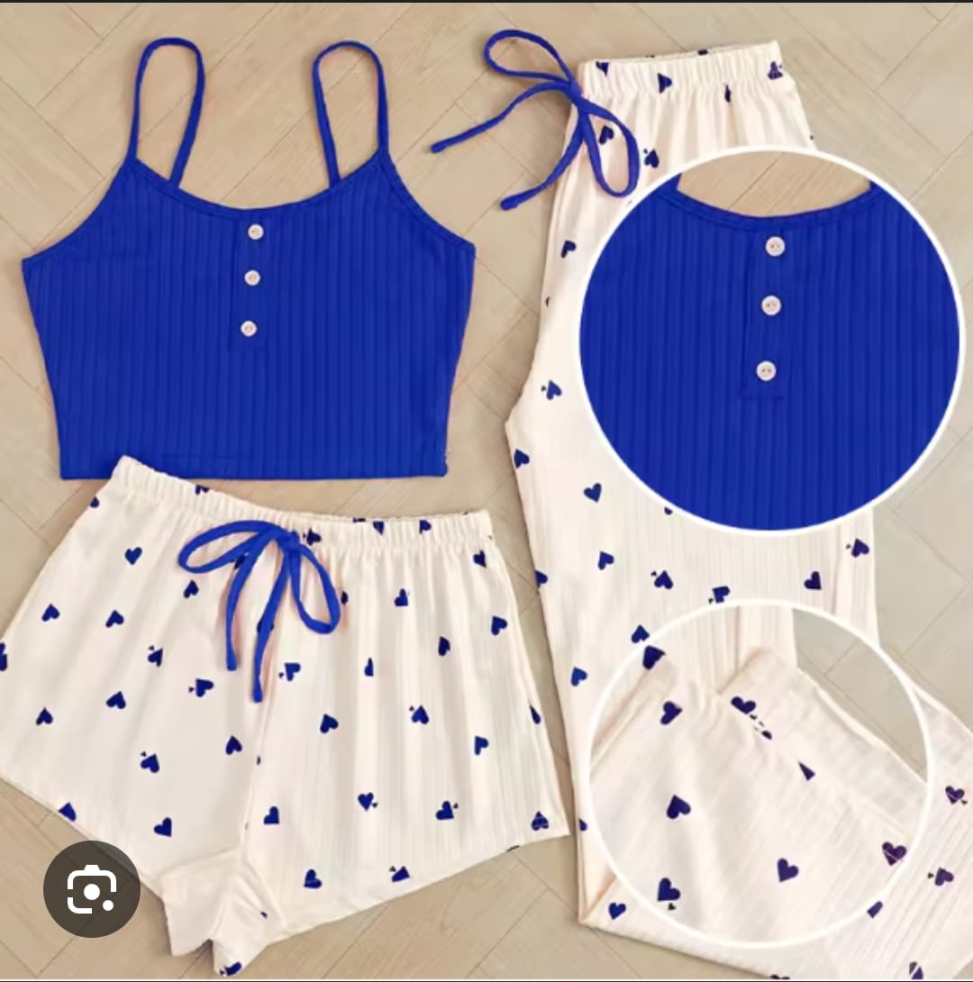 3pieces of heart loungewear