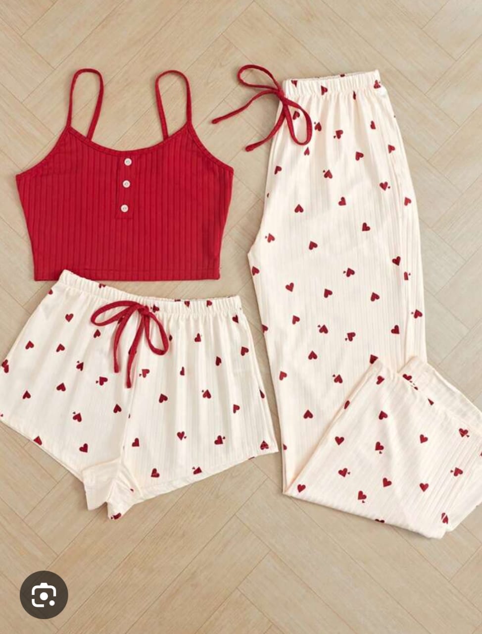 3pieces of heart loungewear