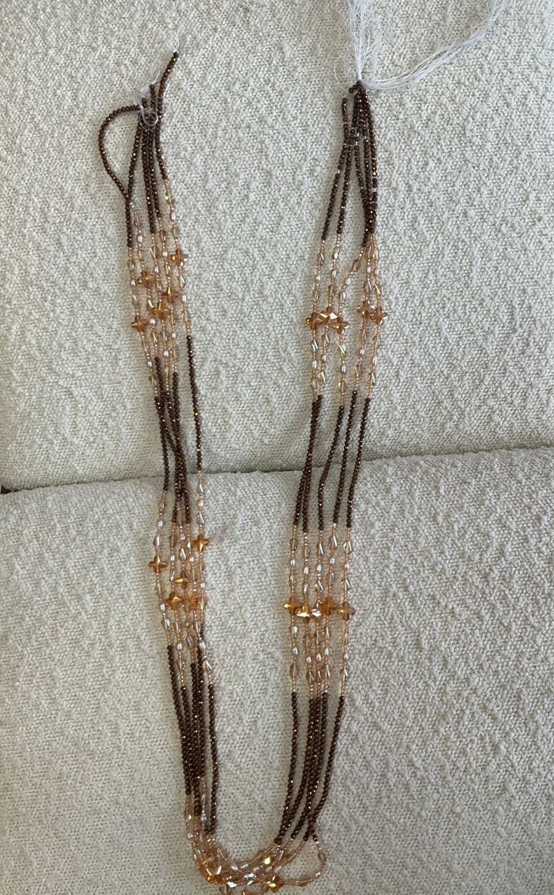 crystal waist beads size 4
