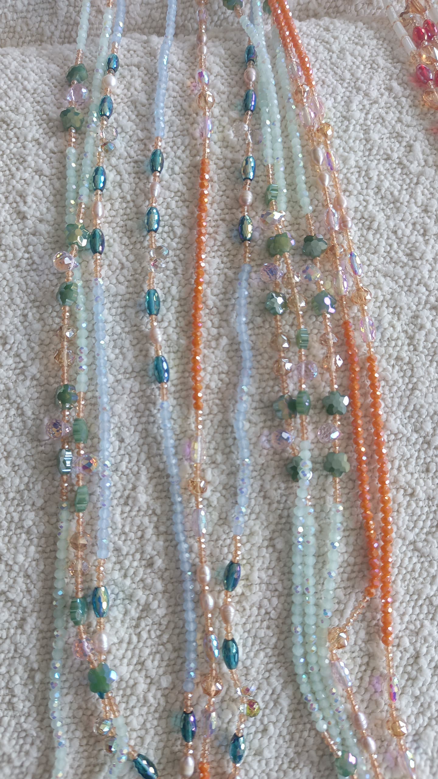 crystal waist beads size 4
