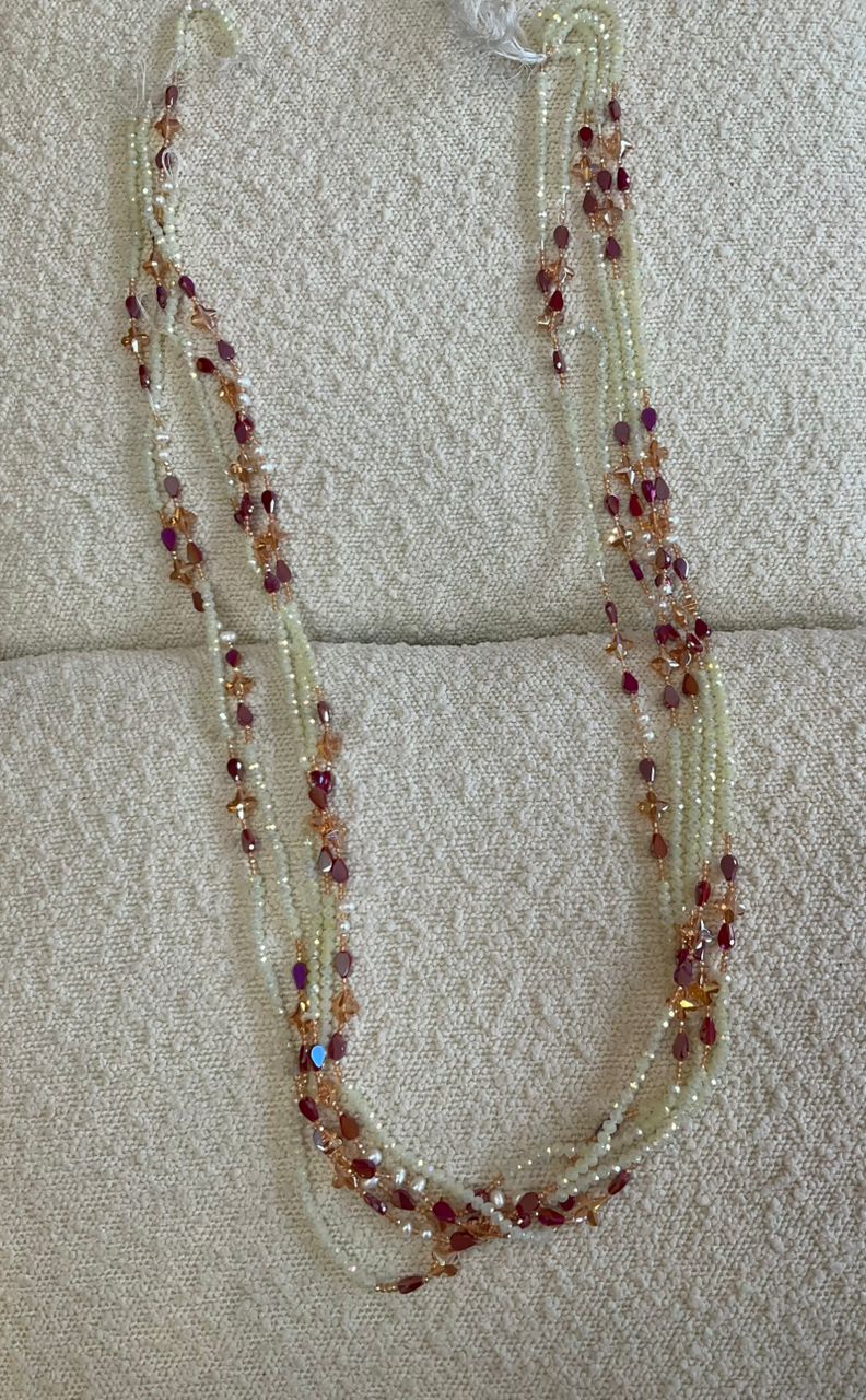 crystal waist beads size 4