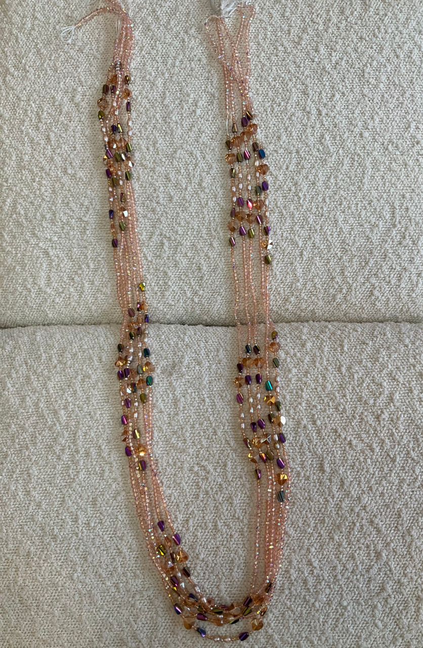 crystal waist beads size 4