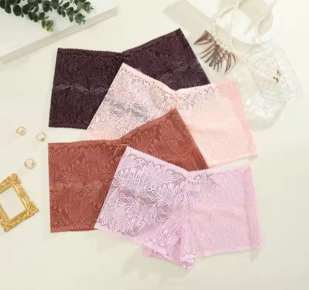 lace invisible/seamless pants