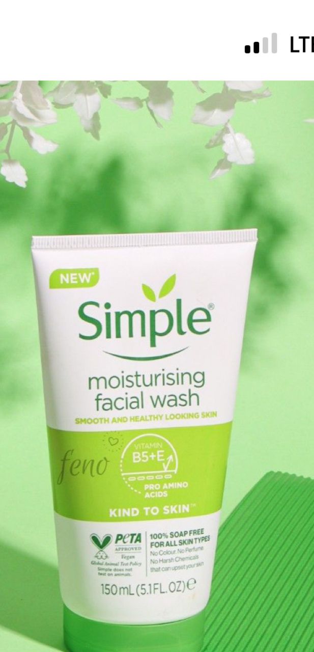 Simple Moisturising Facial Wash