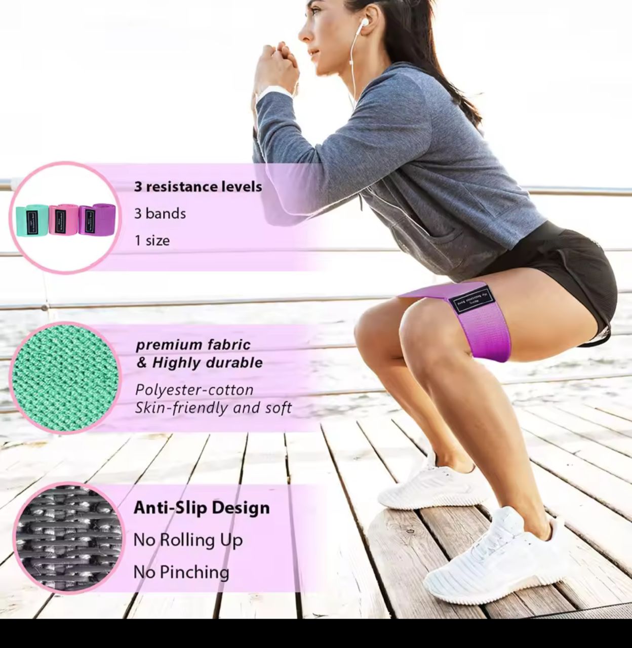 Hip Resistance Band-Heavy