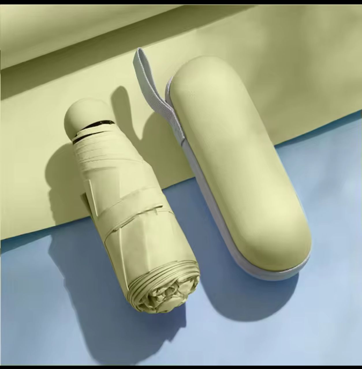 Mini Pocket size  SPF Umbrella with Case