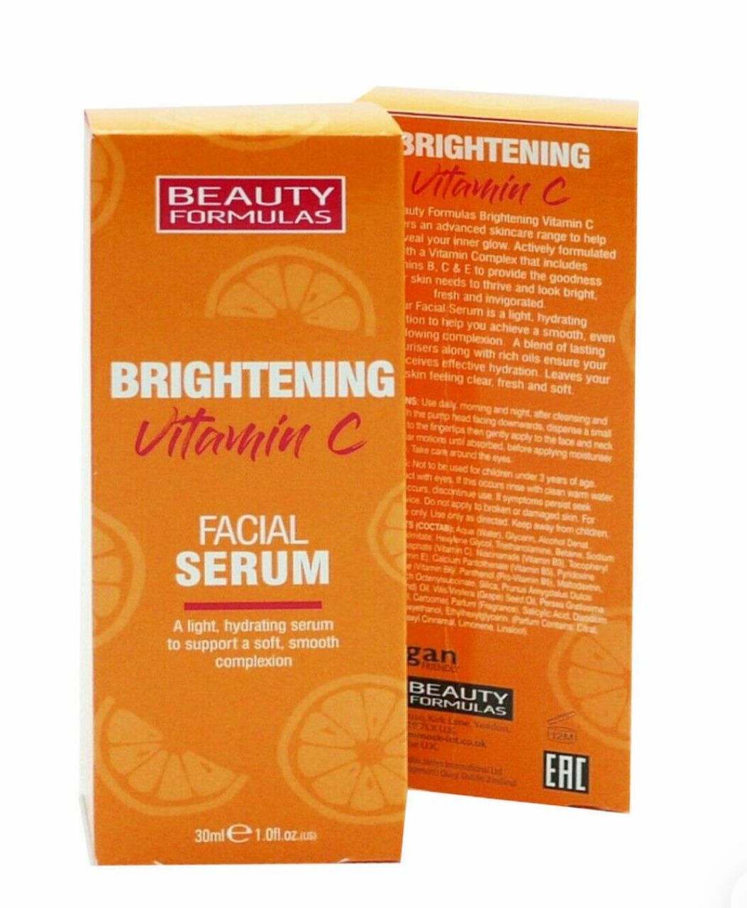 Beauty Formulas Brightening Vitamin C Facial Serum