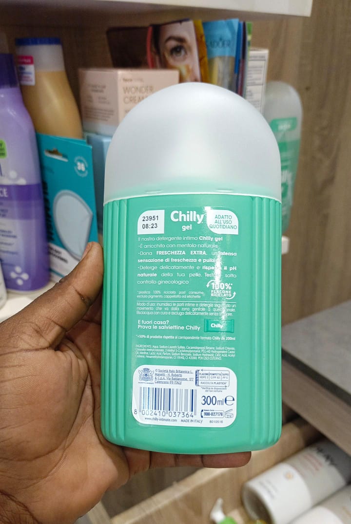 CHILLY INTIMATE GEL WASH (300MLs)