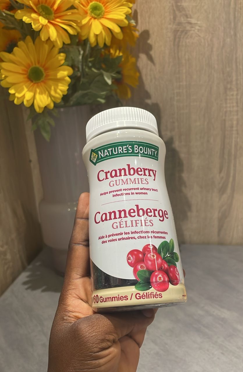 Gummies Nature's Benefits(CRANBERRY)60gummies