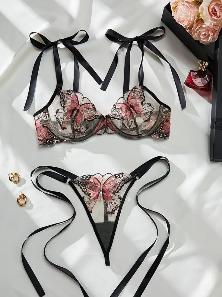 Lingerie Set Butterfly(pant & bra )