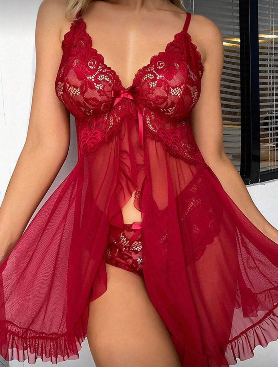 Sexy Lace Night Dress