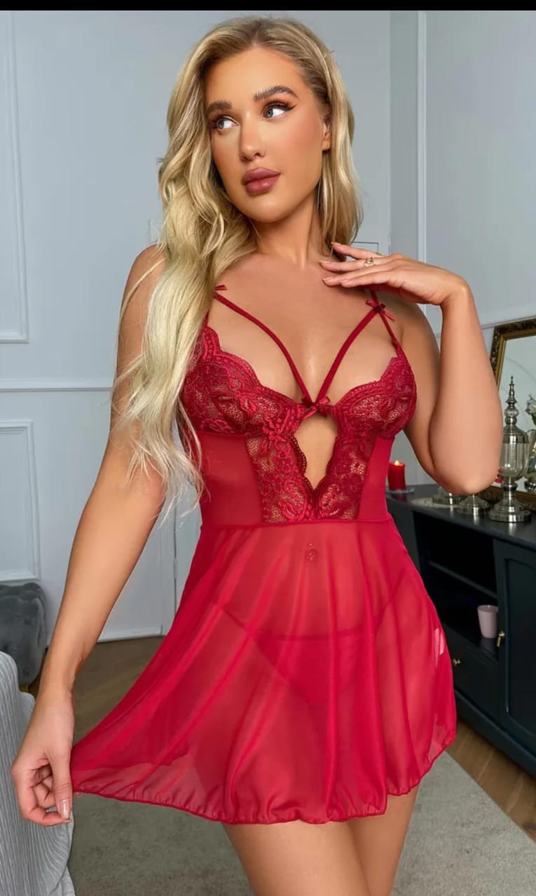 Babydoll Sexy Mesh Lingerie