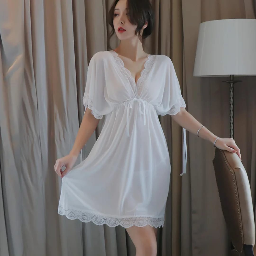 Lace Mesh Nightdress