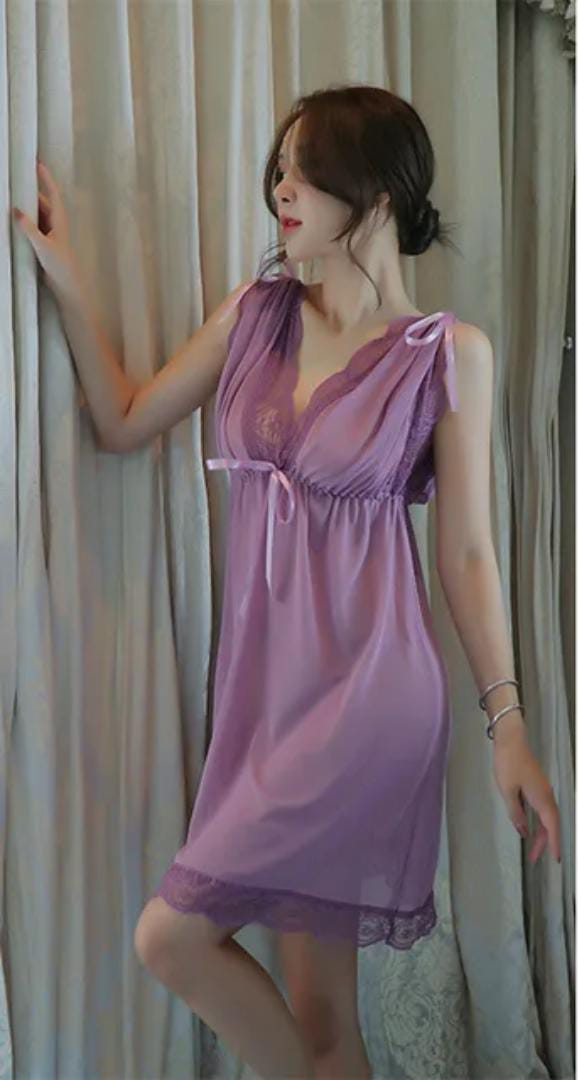 Lace Mesh Nightdress