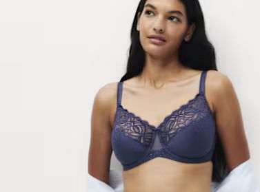 Amelia Lace Wired Minimiser Bra