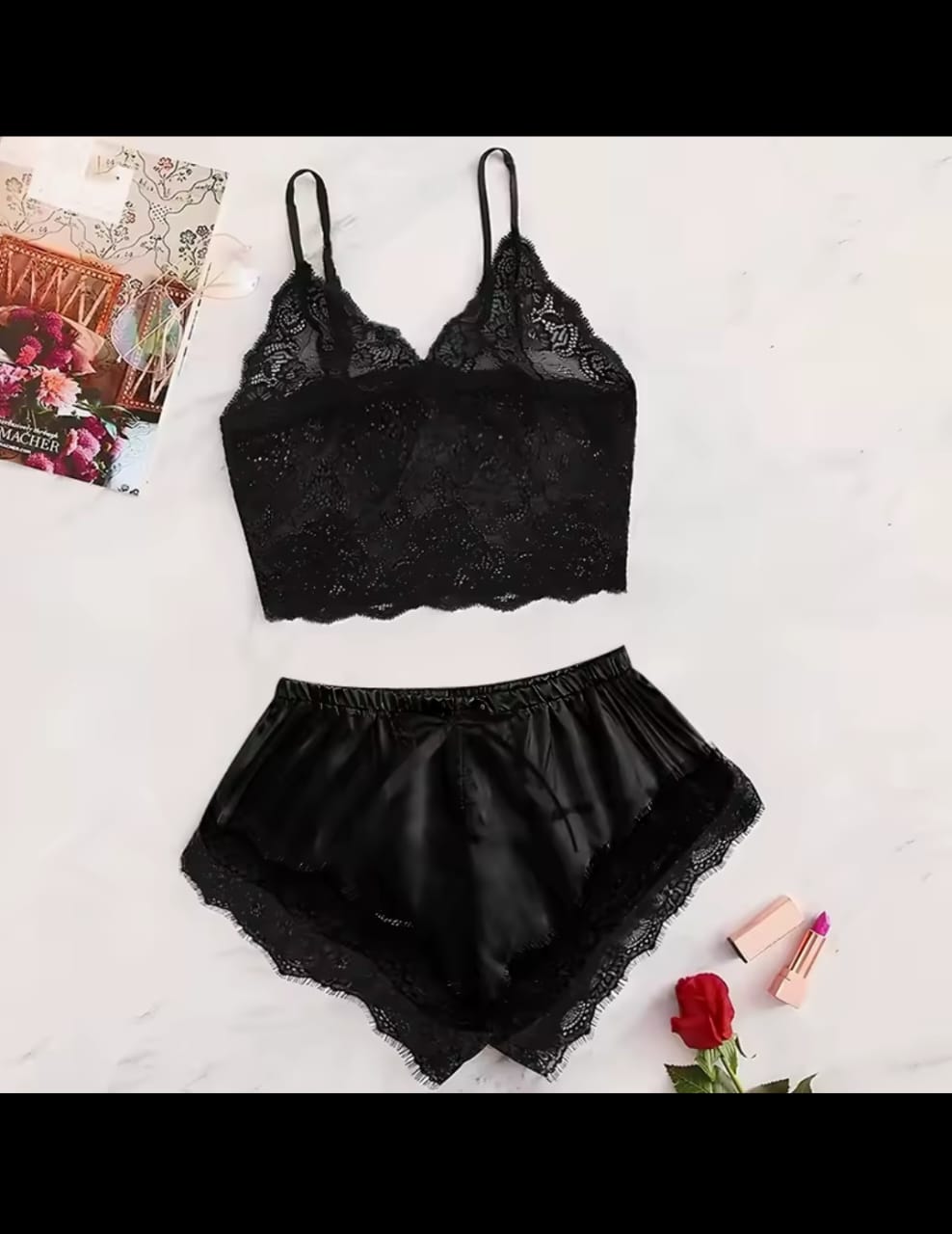 Lace cami top nightewear