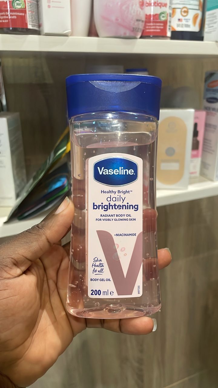 vaseline daily brightening radiant body oil
