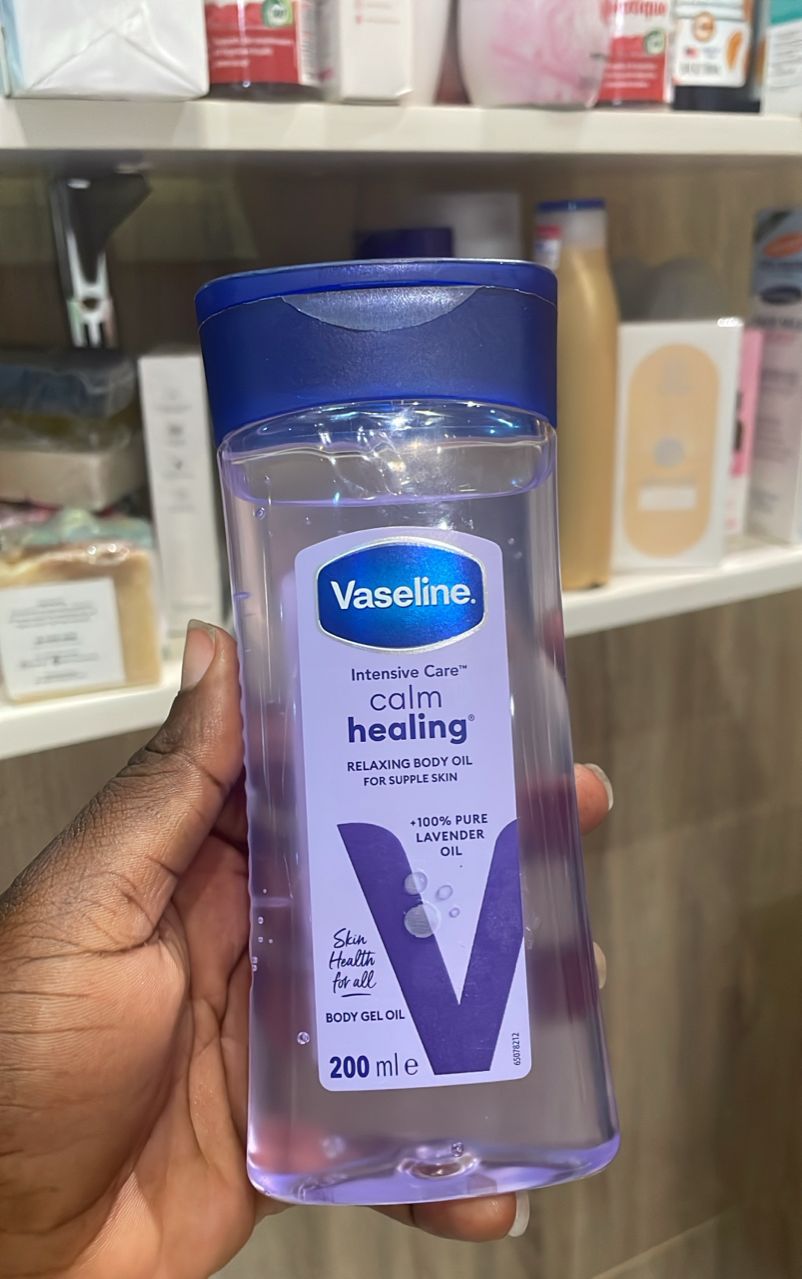 vaseline calm healing radiant body oil