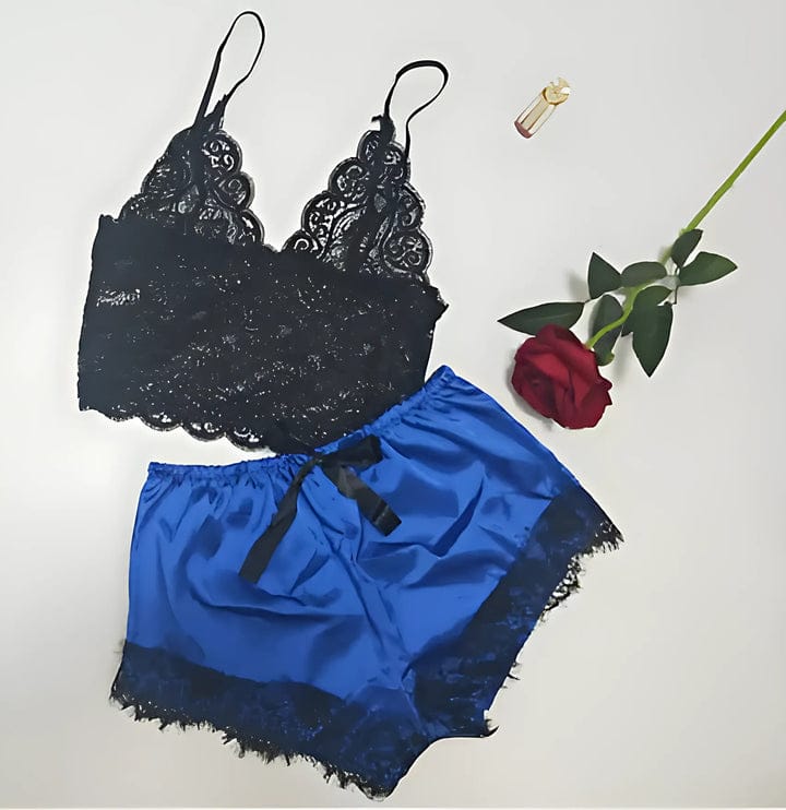 Lace cami top & down nightewear