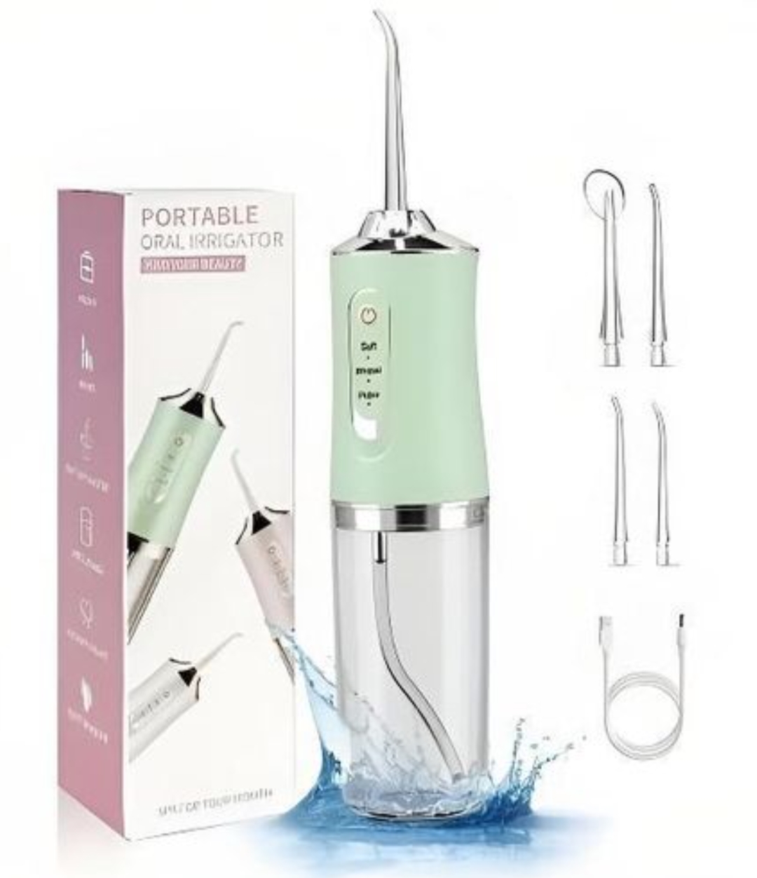 Portable oral mouth teeth clean irrigator
