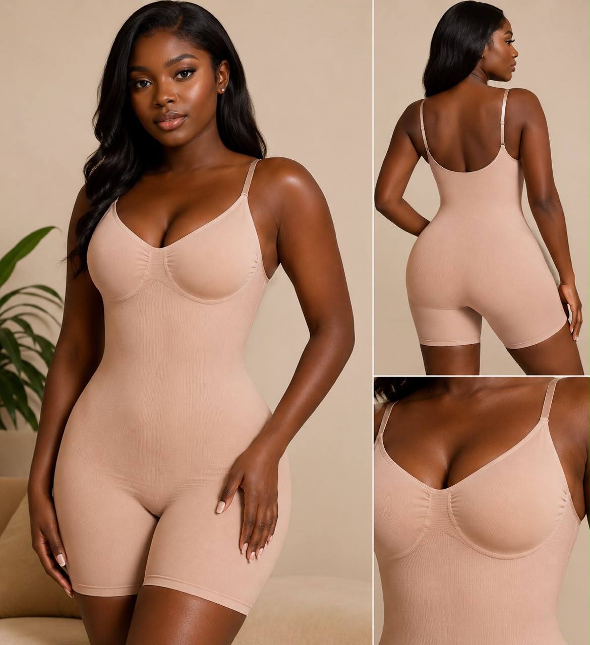 SHAPEWEAR WITH LOW CUT BACK