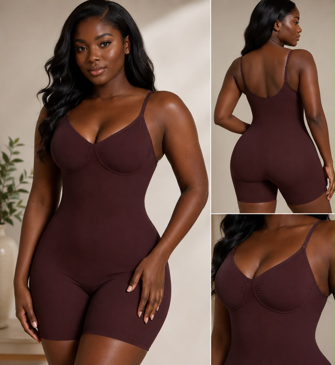 SHAPEWEAR WITH LOW CUT BACK